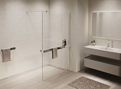 Душевая перегородка Walk-In VSW-1HR120CL, 1200*2000, хром, стекло прозрачное, , шт