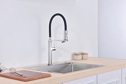 Смеситель для кухни Vincea VKF-119CH, хром, , шт