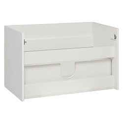 Тумба /1 ящ/подвесная/белый/раковина Прима (80см) Olivia/AQUA DE MARCO