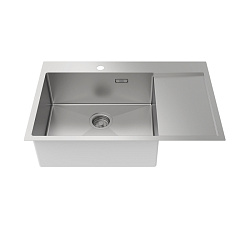 Мойка, нерж. сталь, сатин, чаша слева, 780*510, Haze, IDDIS, HAZ78SLi77