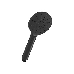 Лейка душевая 3 режима, Ø12х26см, пластик/черный, блистер