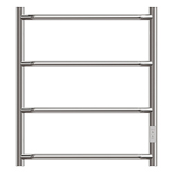 Полотенцесушитель электрический Point Виктория PN06846 П4 400x600 диммер справа, хром