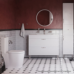 Тумба напольная, 100 см, белая, Oxford, IDDIS, OXF10W1i95. ум.0131000i28