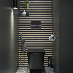 Клавиша смыва, универсальная, чёрный, Unifix, 006, IDDIS, UNI06BCi77