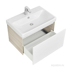 Тумба-умывальник Асти 70 белый/ясень шимо (Адриана 70)