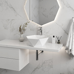 Corpa Nera Veretti/Веретти 48 раковина накладная, белый